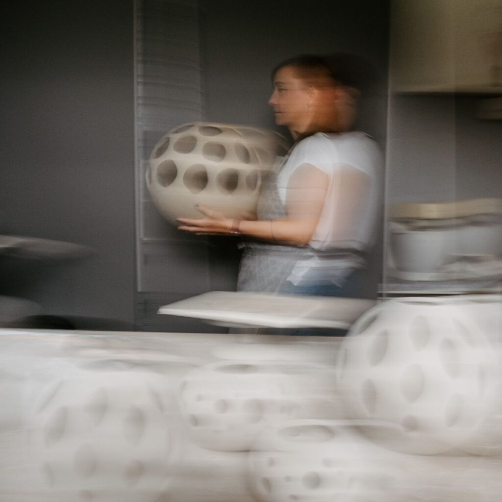 Keramiklichter Making Of